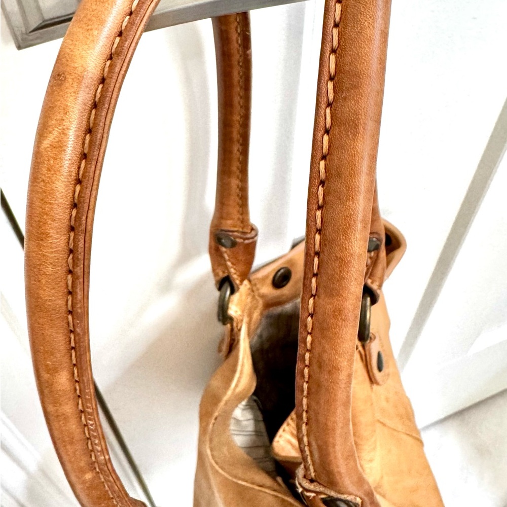 FRYE Melissa Tan Leather Shoulder Bag - Picture 8 of 9